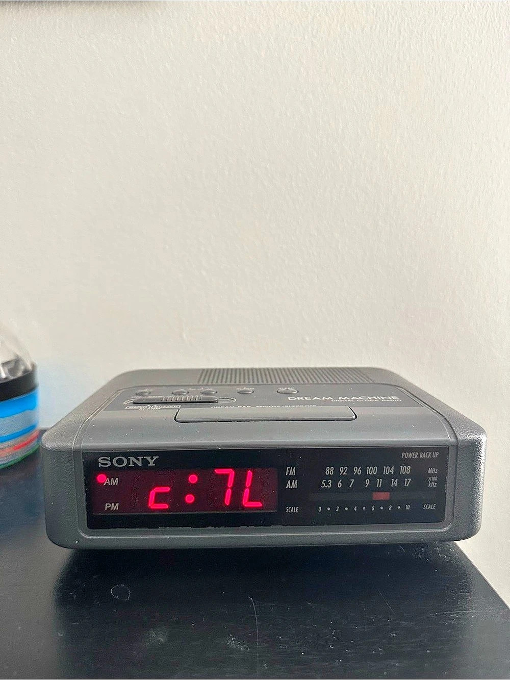 Sony Dream Machine ICF-C240 Clock Radio Black